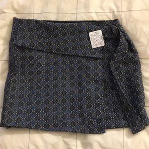 NWT Free People "All The Shine" Mini Skirt